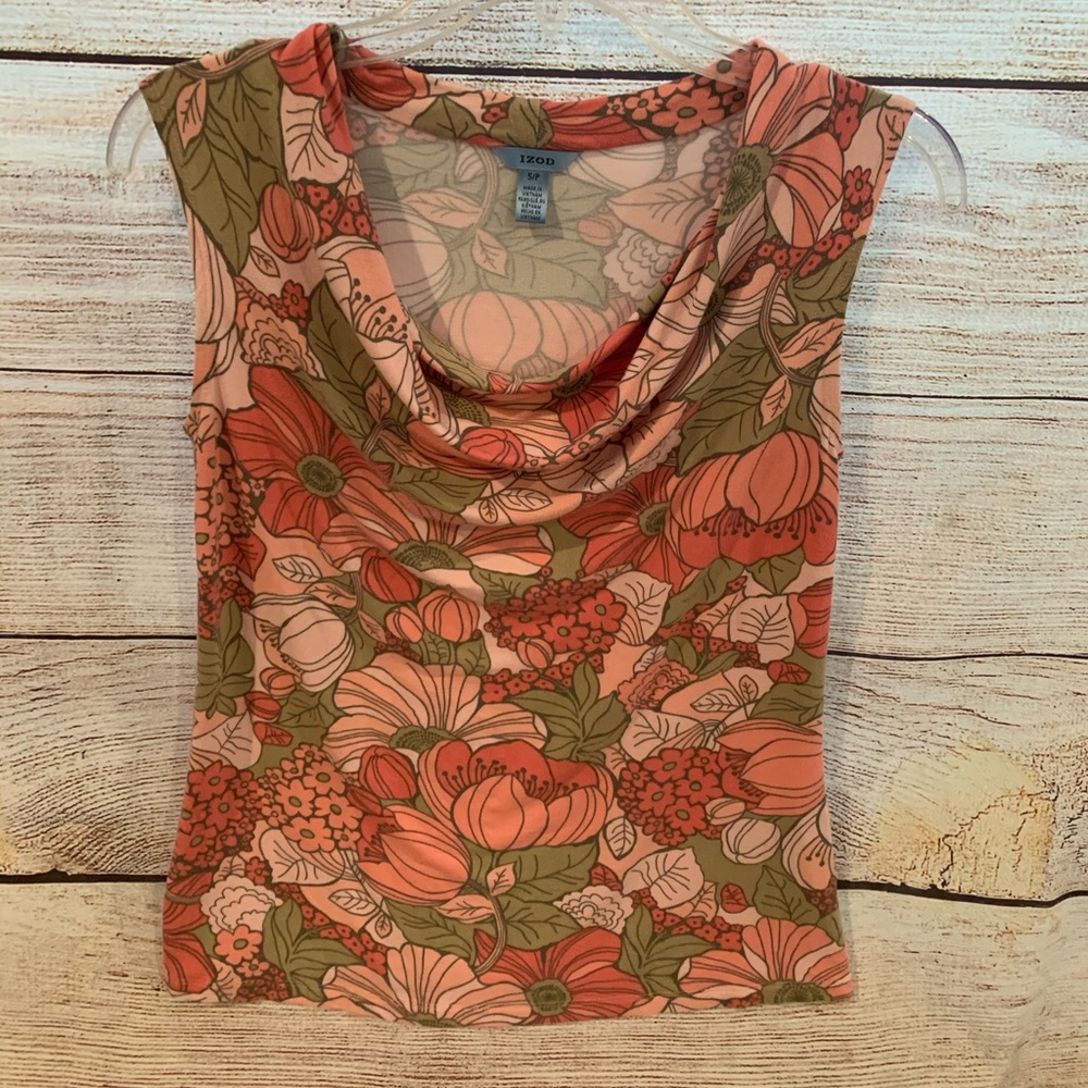 Izod Sleeveless Soft Top Sz S